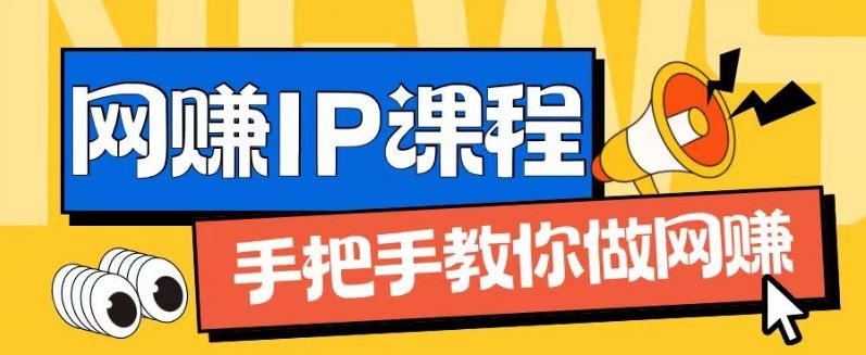 ip合伙人打造1.0，从0到1教你做网创，实现月入过万【揭秘】-零氪资源站