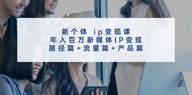 （11971期）新个体 ip变现课，年入百万新媒体IP变现，路径篇+流量篇+产品篇-零氪资源站