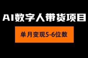(11751期)2024年Ai数字人带货,小白就可以轻松上手,真正实现月入过万的项目-零氪资源站
