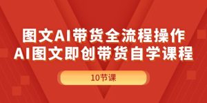 （11758期）图文AI带货全流程操作，AI图文即创带货自学课程-零氪资源站