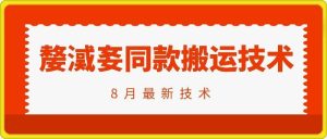 抖音96万粉丝账号【嫠㵄㚣】同款搬运技术-零氪资源站