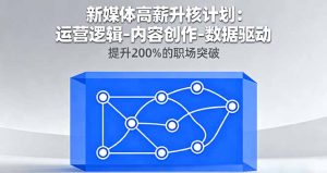 新媒体高薪升核计划：运营逻辑-内容创作-数据驱动，提升200%的职场突破-零氪资源站